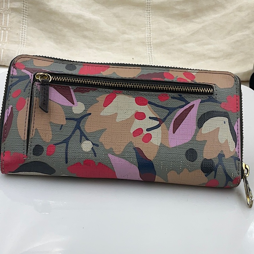 Fossil Issue No.1954 Wallet With Outside Zipped C… - image 2